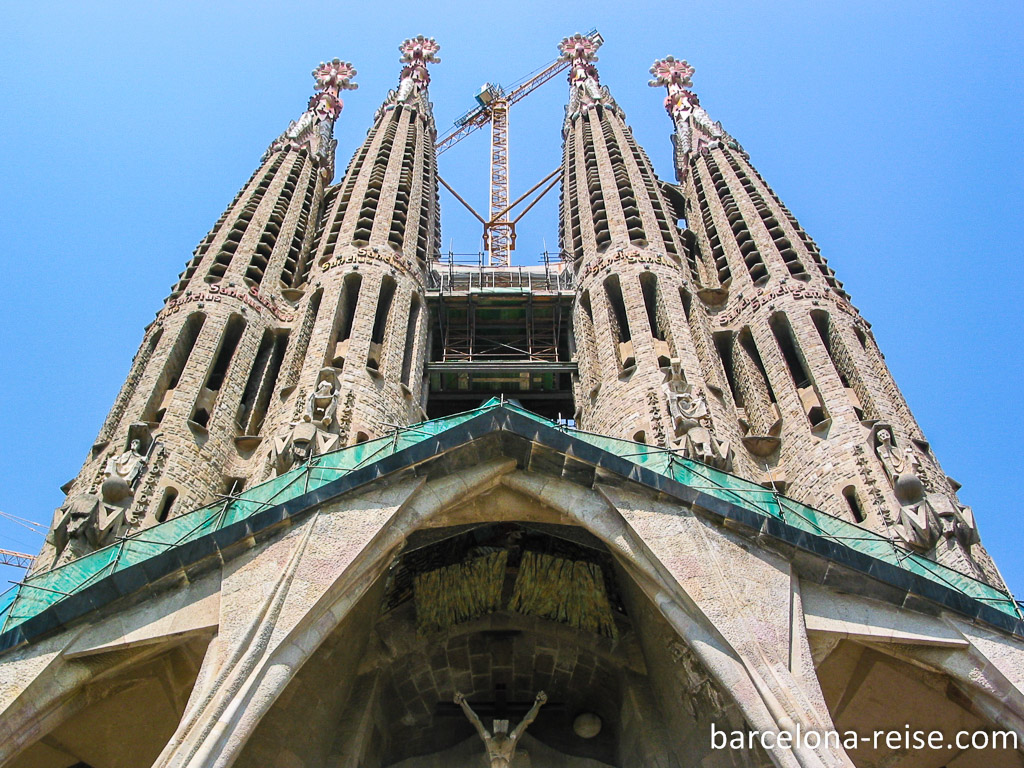 Sagrada Familia von Antoni Gaudi:  Wahrzeichen von Barcelona