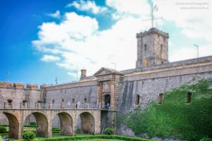 Montjuic Festung Eingang