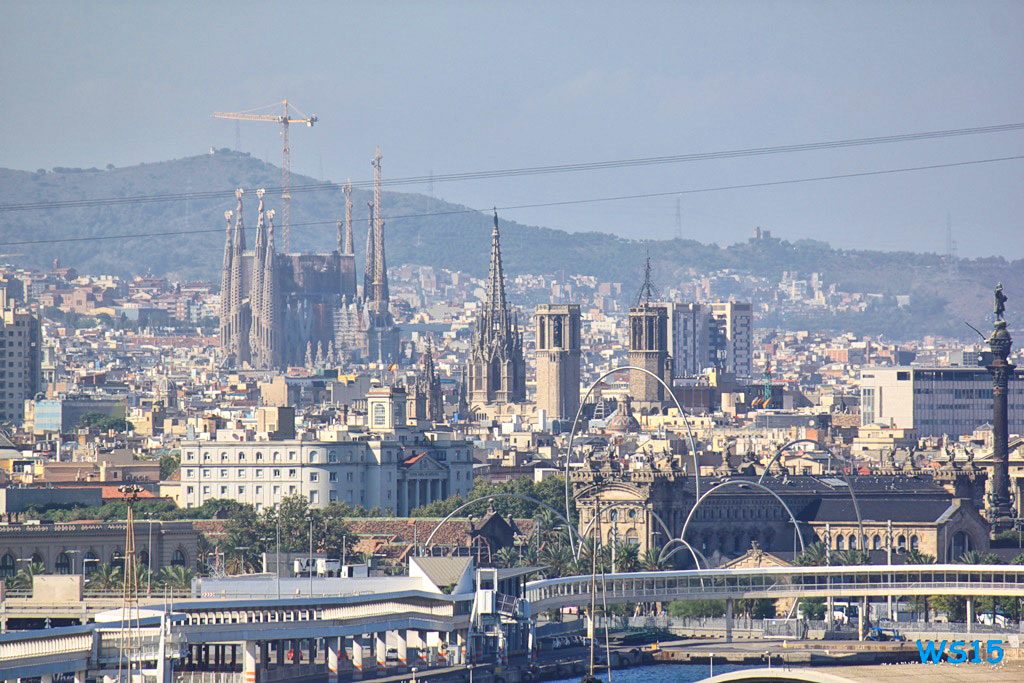 Barcelona Mittelmeer Kreuzfahrt